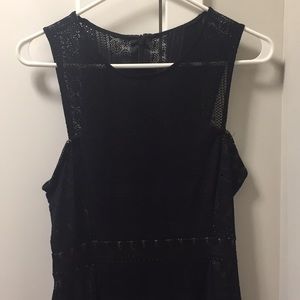 BCBG knitted dress w/ nude lining